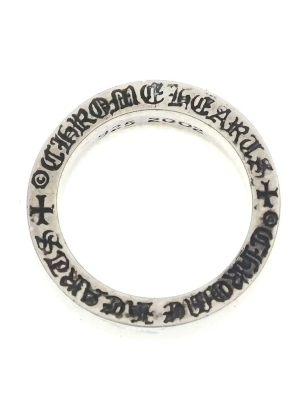 Chrome Hearts Spacer Pln Ring Plain Silver